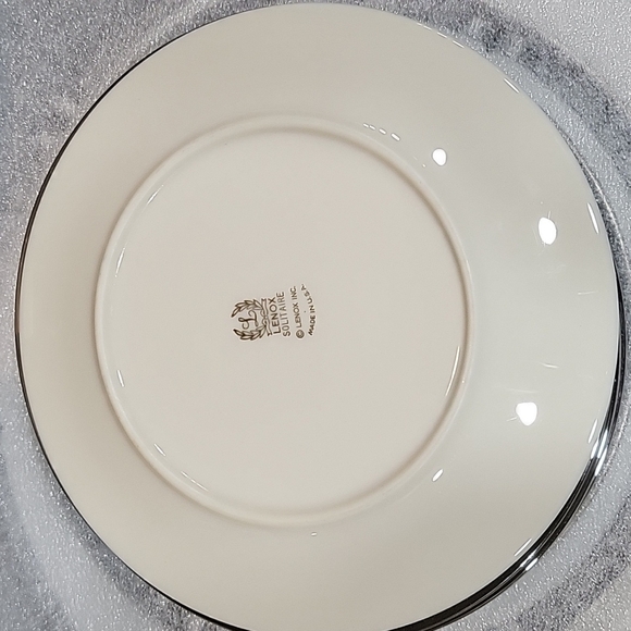 Nwt Lenox Solitaire Pattern Bread And Butter Plate - Picture 3 of 4